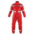 Flame-Resistant Red Coverall