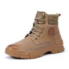 Tan Ankle Work Boots